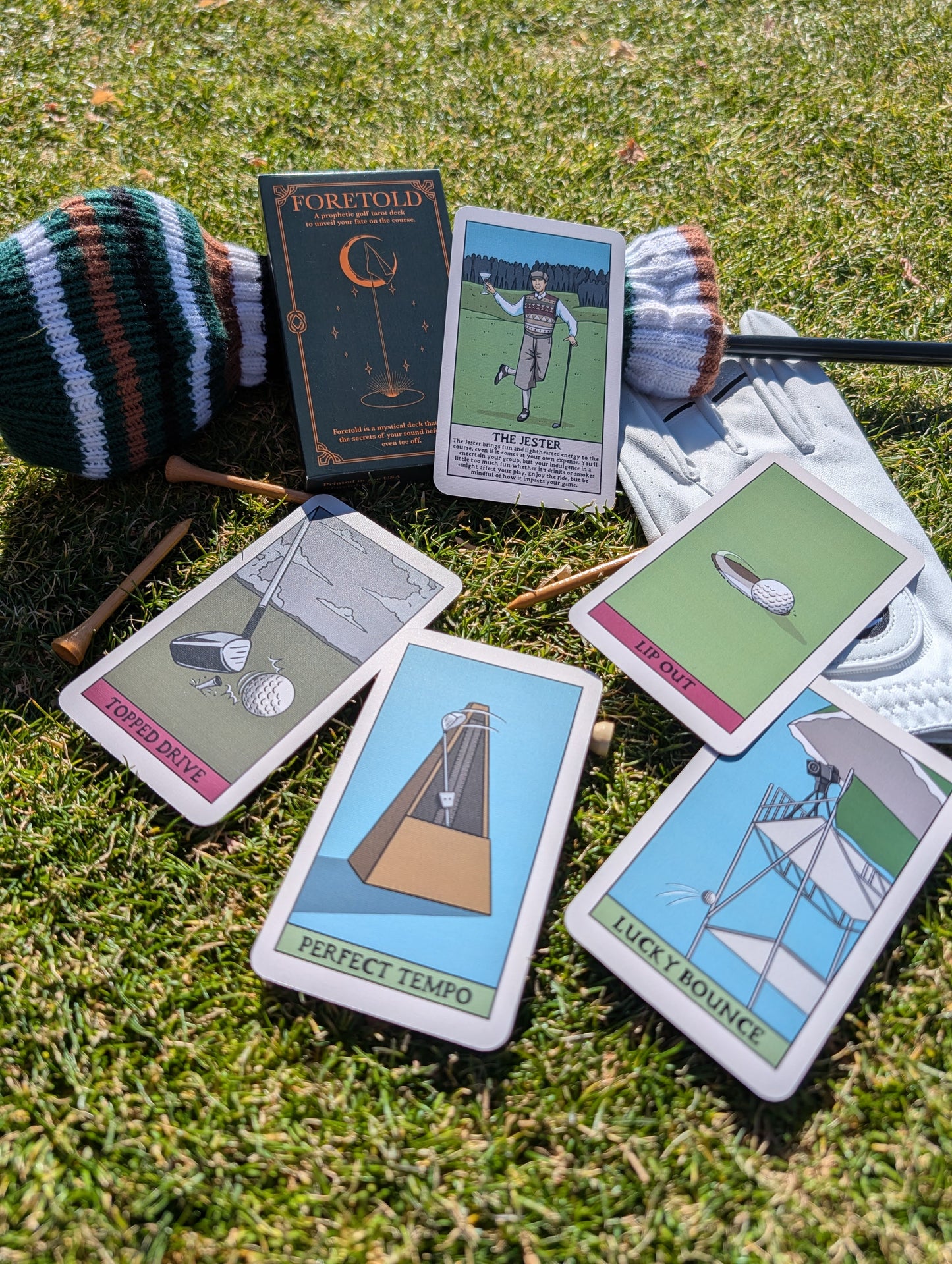 Foretold Golf Tarot Deck